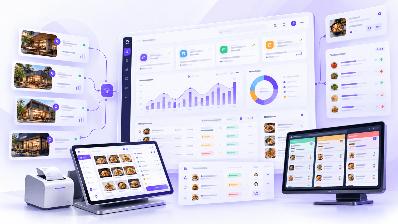 Multi-restaurant POS, kitchen display, and franchise operations management platform engineered by Bitzcrew